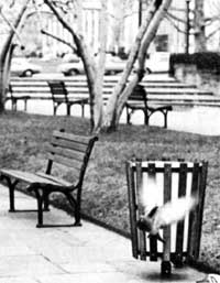 park benches